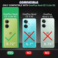 VAKIBO Dotted Black Coloured Made with Silicon Rubber TPU Back Cover Case Suitable for OnePlus Nord CE3 Lite
