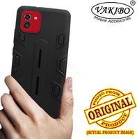 VAKIBO Nilkin Strong Shockproof Case Black Coloured Soft TPU Rubber Back Cover Case With Camera Protection Suitable for Samsung Galaxy A03