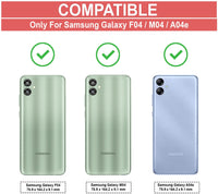 VAKIBO Super Premium Black Border Transparent Case With Corner Protection & Camera Protection Suitable for Samsung A04E