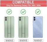 VAKIBO Super Premium Black Border Transparent Case With Corner Protection & Camera Protection Suitable for Samsung A04E