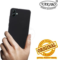 VAKIBO Niukin Dotted Design Black Coloured Soft TPU Rubber Back Cover Case With Camera Protection Ring Suitable for Samsung Galaxy A04E