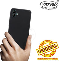 VAKIBO Niukin Dotted Design Black Coloured Soft TPU Rubber Back Cover Case With Camera Protection Ring Suitable for Samsung Galaxy M04