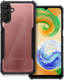 VAKIBO Best Selling Black and Transparent Back Cover Case Made With Soft TPU and Acrylic With 4 Corner and Camera Protection Suitable for Samsung Galaxy A04s