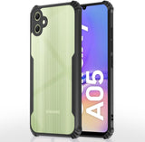 VAKIBO Super Premium Black Border Transparent Case With Corner Protection & Camera Protection Suitable for Samsung A05