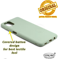 VAKIBO 1.2 MM Thick Pista Green Coloured Soft TPU Rubber Back Cover Case With Camera Protection Ring Suitable for Samsung Galaxy A12