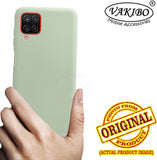 VAKIBO 1.2 MM Thick Pista Green Coloured Soft TPU Rubber Back Cover Case With Camera Protection Ring Suitable for Samsung Galaxy M12