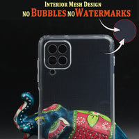 VAKIBO Premium Clear 1.5MM Thick Transparent Soft TPU Rubber Back Cover Case With Camera Protection Suitable for Samsung Galaxy A12