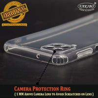 VAKIBO Premium Clear 1.5MM Thick Transparent Soft TPU Rubber Back Cover Case With Camera Protection Suitable for Samsung Galaxy A12