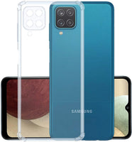 VAKIBO Premium Clear 1.5MM Thick Transparent Soft TPU Rubber Back Cover Case With Camera Protection Suitable for Samsung Galaxy A12