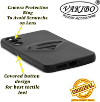 VAKIBO Super man Logo Black Coloured Soft TPU Rubber Back Cover Case Suitable for Samsung Galaxy A14 4G