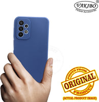 VAKIBO Matte 1.5 MM Thick With Camera Protection Blue Coloured Soft TPU Rubber Back Cover Case Suitable for Samsung Galaxy A53