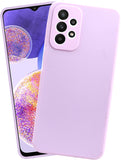 VAKIBO Matte 1.5 MM Thick With Camera Protection Purple Coloured Soft TPU Rubber Back Cover Case Suitable for Samsung Galaxy A73