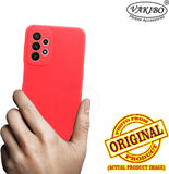 VAKIBO Matte 1.5 MM Thick With Camera Protection Red Coloured Soft TPU Rubber Back Cover Case Suitable for Samsung Galaxy A73