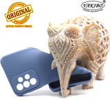 VAKIBO Matte 1.5 MM Thick With Camera Protection Steel Blue Coloured Soft TPU Rubber Back Cover Case Suitable for Samsung Galaxy A73