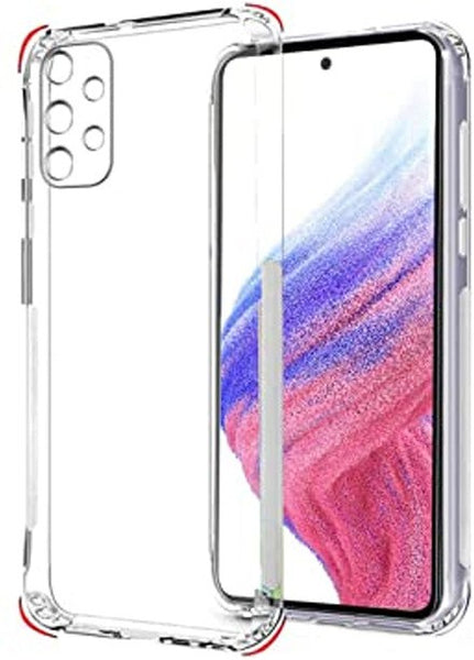 VAKIBO Premium Clear 1.5MM Thick Transparent Soft TPU Rubber Back Cover Case With Camera Protection Suitable for Samsung Galaxy A33