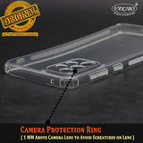 VAKIBO Premium Clear 1.5MM Thick Transparent Soft TPU Rubber Back Cover Case With Camera Protection Suitable for Samsung Galaxy A33