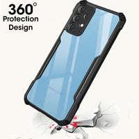 VAKIBO Best Selling Black and Transparent Back Cover Case Made With Soft TPU and Acrylic With 4 Corner and Camera Protection Suitable for Samsung Galaxy A33