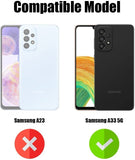 VAKIBO Best Selling Black and Transparent Back Cover Case Made With Soft TPU and Acrylic With 4 Corner and Camera Protection Suitable for Samsung Galaxy A33