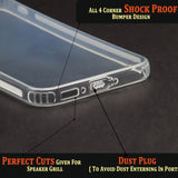 VAKIBO Super Premium Soft TPU Transparent Case With Dustplug,Side Grip,Corner Protection,lanyard Cuts,Camera Protection Suitable for Samsung A34 5G