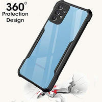 VAKIBO Super Premium Black Border Transparent Case With Corner Protection & Camera Protection Suitable for Samsung A52