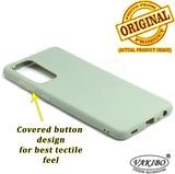 VAKIBO 1.2 MM Thick Pista Green Coloured Soft TPU Rubber Back Cover Case With Camera Protection Ring Suitable for Samsung Galaxy A52S 5G