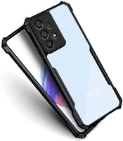 VAKIBO Best Selling Black and Transparent Back Cover Case Made With Soft TPU and Acrylic With 4 Corner and Camera Protection Suitable for Samsung Galaxy A53