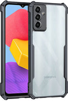 VAKIBO Super Premium Black Border Transparent Case With Corner Protection & Camera Protection Suitable for Samsung F13 4G