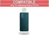 VAKIBO Super Premium Black Border Transparent Case With Corner Protection & Camera Protection Suitable for Samsung F23 5G