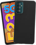 VAKIBO Niukin Dotted Design Black Coloured Soft TPU Rubber Back Cover Case With Camera Protection Ring Suitable for Samsung Galaxy F23 5G