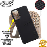 VAKIBO Niukin Dotted Design Black Coloured Soft TPU Rubber Back Cover Case With Camera Protection Ring Suitable for Samsung Galaxy M23 5G