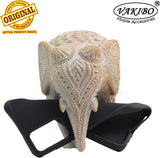 VAKIBO Niukin Dotted Design Black Coloured Soft TPU Rubber Back Cover Case With Camera Protection Ring Suitable for Samsung Galaxy F23 5G