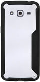 VAKIBO Best Selling Black and Transparent Back Cover Case Made With Soft TPU and Acrylic With 4 Corner and Camera Protection Suitable for Samsung Galaxy J2-2015