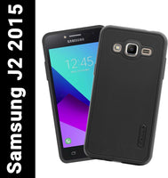 VAKIBO Dotted Black Coloured Made with Silicon Rubber TPU Back Cover Case Suitable for Samsung Galaxy J2 2015