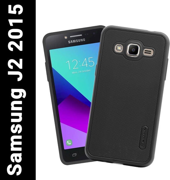 VAKIBO Dotted Black Coloured Made with Silicon Rubber TPU Back Cover Case Suitable for Samsung Galaxy J200