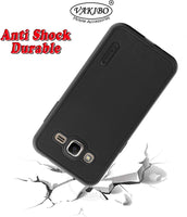 VAKIBO Dotted Black Coloured Made with Silicon Rubber TPU Back Cover Case Suitable for Samsung Galaxy J200