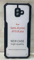 VAKIBO Best Selling Black and Transparent Coloured Made With Soft TPU and Acrylic Back Cover Case With 4 Corner and Camera Protection Suitable for Samsung Galaxy J6 Plus