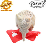 VAKIBO Iron Man 3D Mask Design Red Coloured Soft TPU Back Cover Case With Camera Protection Ring Suitable for Samsung Galaxy A6 Plus