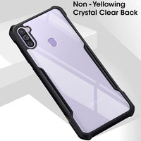 VAKIBO Best Selling Black and Transparent Back Cover Case Made With Soft TPU and Acrylic With 4 Corner and Camera Protection Suitable for Samsung Galaxy M11
