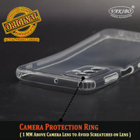 VAKIBO Super Premium Soft TPU Transparent Case With Dustplug,Side Grip,Corner Protection,lanyard Cuts,Camera Protection Suitable for Samsung F13 4G
