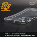VAKIBO Super Premium Soft TPU Transparent Case With Dustplug,Side Grip,Corner Protection,lanyard Cuts,Camera Protection Suitable for Samsung F13 4G