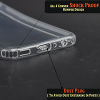 VAKIBO Super Premium Soft TPU Transparent Case With Dustplug,Side Grip,Corner Protection,lanyard Cuts,Camera Protection Suitable for Samsung F13 4G