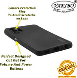VAKIBO Dotted Black Coloured Made with Silicon Rubber TPU Back Cover Case Suitable for Samsung Galaxy M32 5G