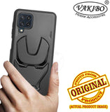 VAKIBO Iron Man 3D Mask Design Black Coloured Soft TPU Back Cover Case With Camera Protection Ring Suitable for Samsung Galaxy M32 4G