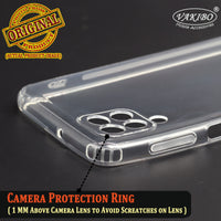 VAKIBO Premium Clear 1.5MM Thick Transparent Soft TPU Rubber Back Cover Case With Camera Protection Suitable for Samsung Galaxy M32 4G