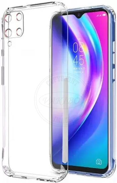 VAKIBO Premium Clear 1.5MM Thick Transparent Soft TPU Rubber Back Cover Case With Camera Protection Suitable for Samsung Galaxy M32 4G