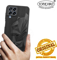 VAKIBO Bat Man 3D Mask Design Black Coloured Soft TPU Back Cover Case With Camera Protection Ring Suitable for Samsung Galaxy M33