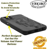 VAKIBO Bat Man 3D Mask Design Black Coloured Soft TPU Back Cover Case With Camera Protection Ring Suitable for Samsung Galaxy M33