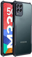 VAKIBO Best Selling Black and Transparent Back Cover Case Made With Soft TPU and Acrylic With 4 Corner and Camera Protection Suitable for Samsung Galaxy M33