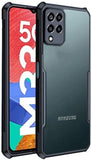 VAKIBO Best Selling Black and Transparent Back Cover Case Made With Soft TPU and Acrylic With 4 Corner and Camera Protection Suitable for Samsung Galaxy M33