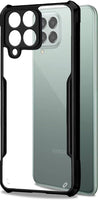 VAKIBO Best Selling Black and Transparent Back Cover Case Made With Soft TPU and Acrylic With 4 Corner and Camera Protection Suitable for Samsung Galaxy M33